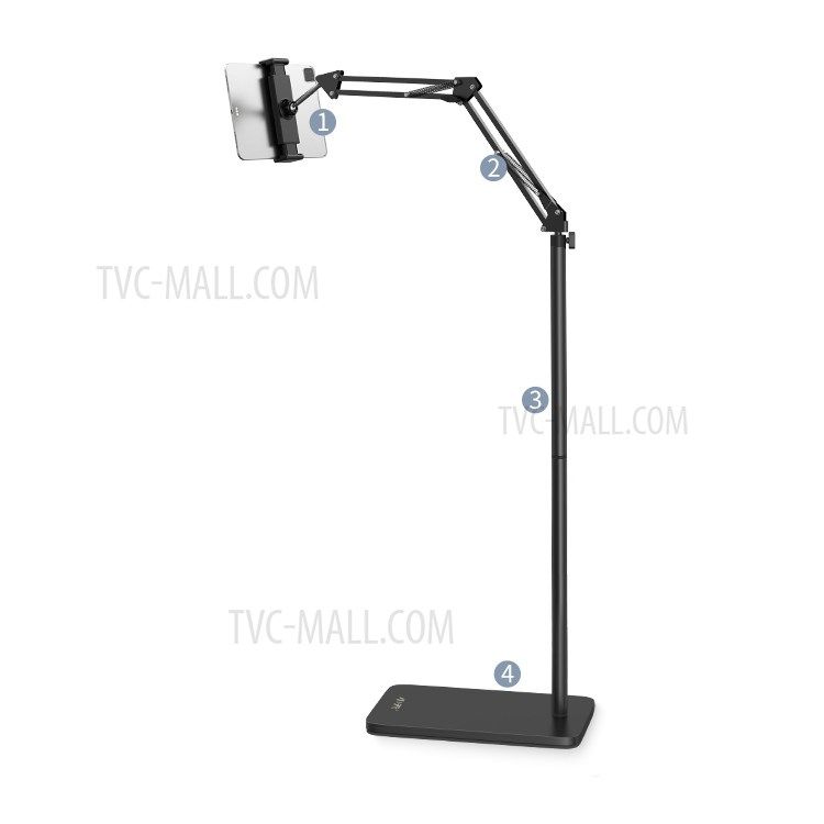 Photo 1 of L9 Foldable Tablet Mobile Phone Floor Stand Flexible Lazy Phone Bracket Desktop Mount