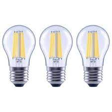 Photo 1 of 100-Watt Equivalent A15 Dimmable Appliance Fan Clear Glass Filament LED Vintage Edison Light Bulb Soft White (3-Pack) 4 Count 