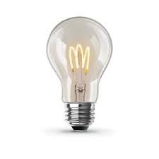 Photo 1 of 40-Watt Equivalent A15 Dimmable ENERGY STAR Clear Glass Filament Vintage Edison LED Light Bulb Bright White (3-Pack) 4 Count