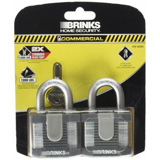 Photo 1 of Brinks 672-50201 Commercial 50mm Laminated Steel Lock, 2-Pack