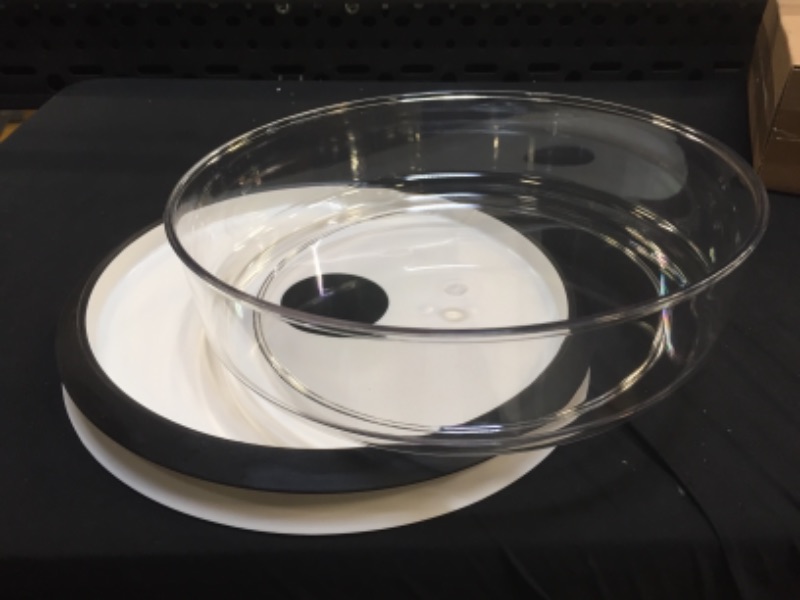Photo 1 of 1 Tier Lazy susan  Turntable - Transparent 