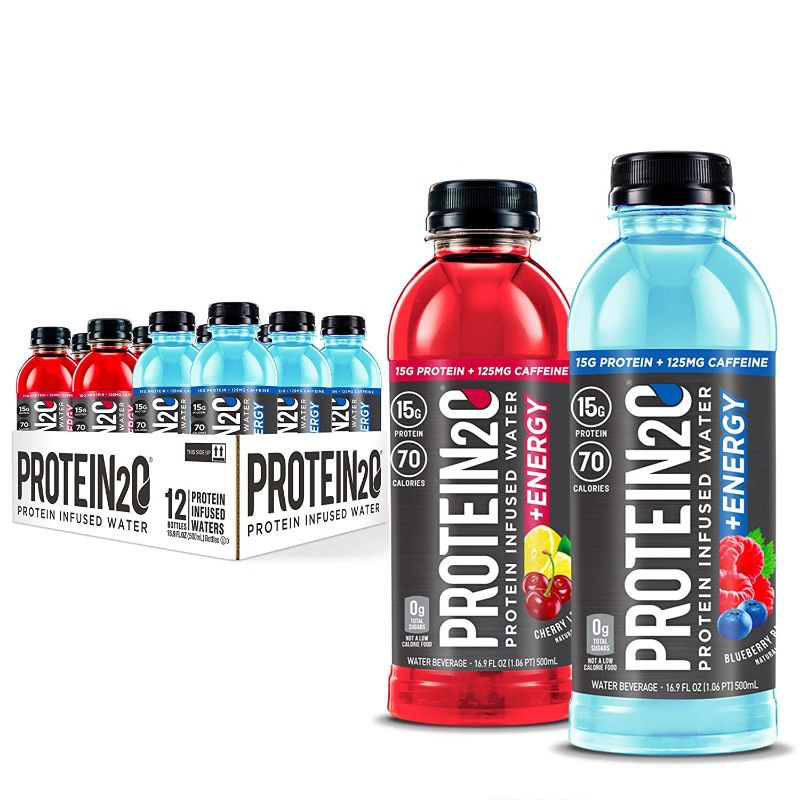 Photo 1 of 
Protein2o 15g Whey Protein Infused Water Plus Energy, Variety Pack, 16.9 oz Bottle (12 Count)