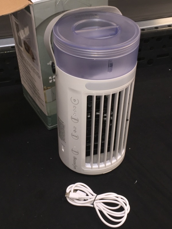 Photo 2 of USB Mini Tower Cooking Fan, Ultrasonic Spray Refrigeration, Water Cooling Fan