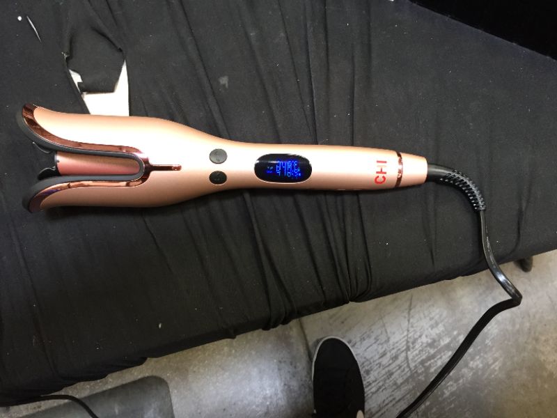 Photo 3 of CHI Ceramic Spin N Curl Ceramic Rotating Curler - Rose Gold, 1 Inch