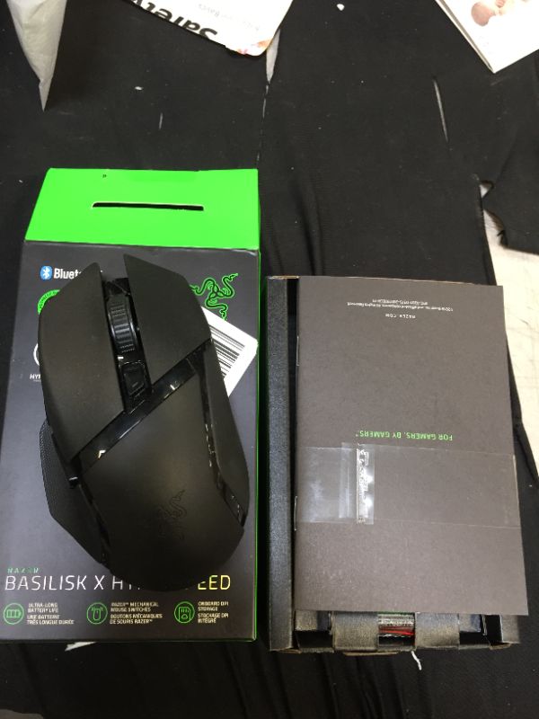 Photo 1 of Razer Basilisk X Hyperspeed Wireless Gaming Mouse: Bluetooth & Wireless Compatible