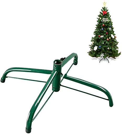 Photo 1 of 8 ft Max Tree Height Folding Artificial Tree Stand
