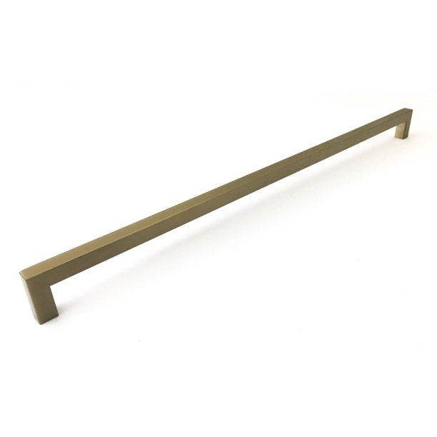 Photo 1 of 18 Inch Center to Center Cabinet Appliance Pull - Modern Brushed Gold - 6 Count 