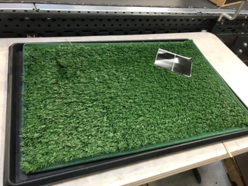 Photo 4 of 39.3 x 31.5 inches Artificial Grass Rug Turf for Dogs Indoor Outdoor Fake Grass for Dogs Potty Training Area Patio Lawn Decoration