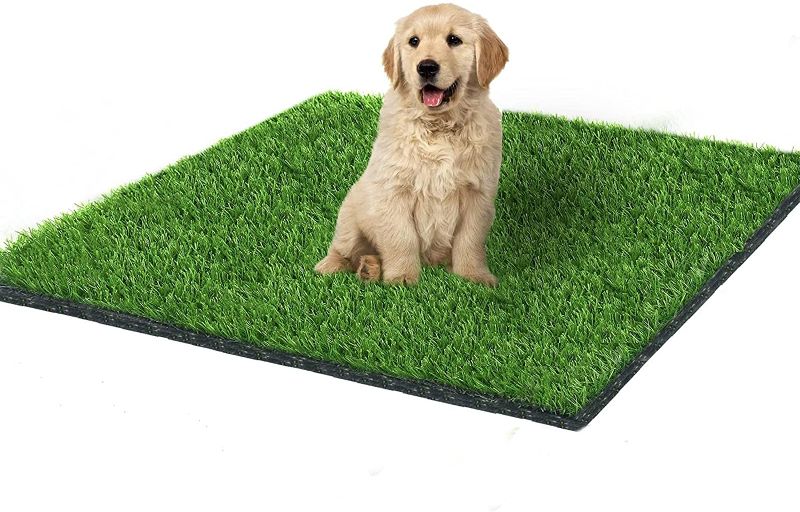 Photo 1 of  Artificial Grass Rug Turf for Dogs Indoor Outdoor Fake Grass for Dogs Potty Training Area Patio Lawn Decoration - Medium 