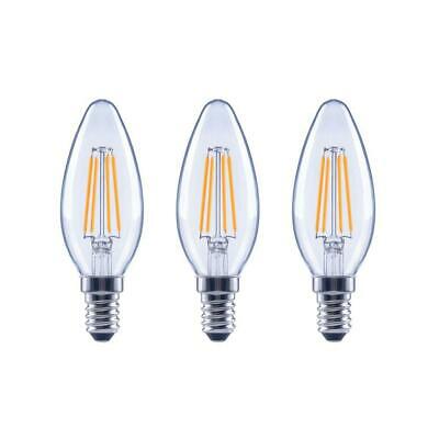 Photo 1 of 60W Equiv B11 Dimmable Vintage Edison LED Bulb Bright White 3ct - 4 Packs 