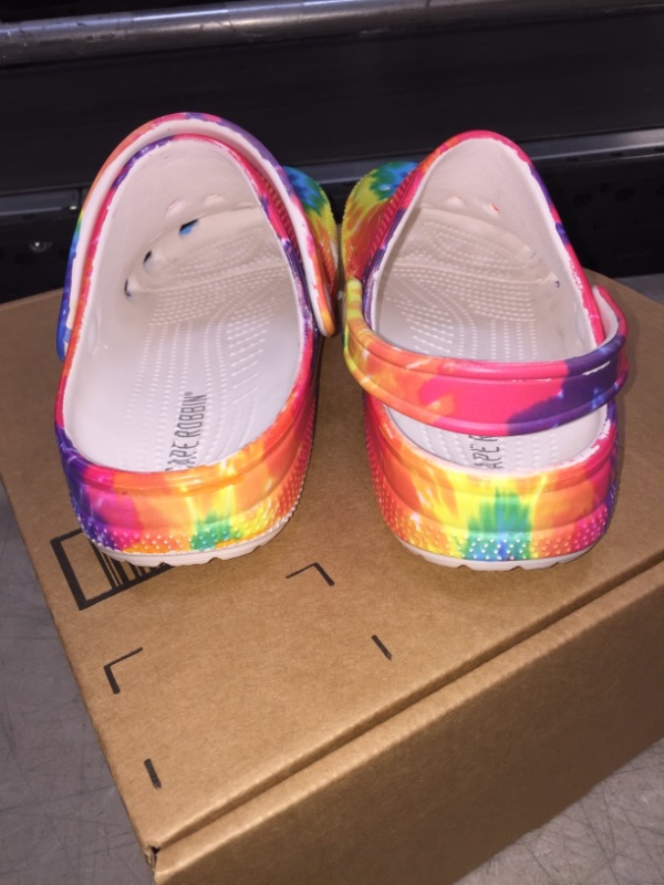 Photo 1 of Cape Robbin Gardener Tye Dye Croc Style Slippers for Women Size 7