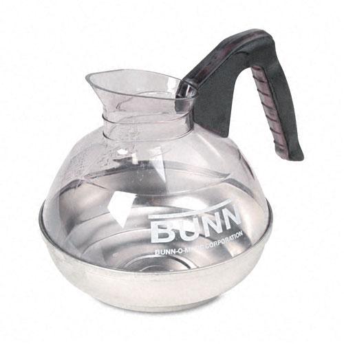 Photo 1 of BUNN 12-CUP DECANTER WITH BLACK HANDLE FOR BUNN POUR O MATIC COFFEE MACHINES