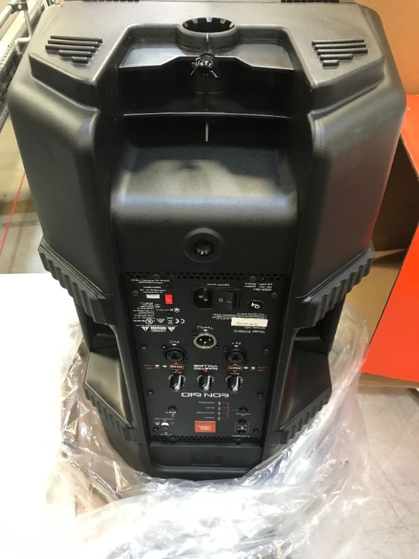 Photo 1 of JBL Professional EON610 Portable 2-Way Multipurpose Self-Powered Sound Reinforcement, 10-Inch
