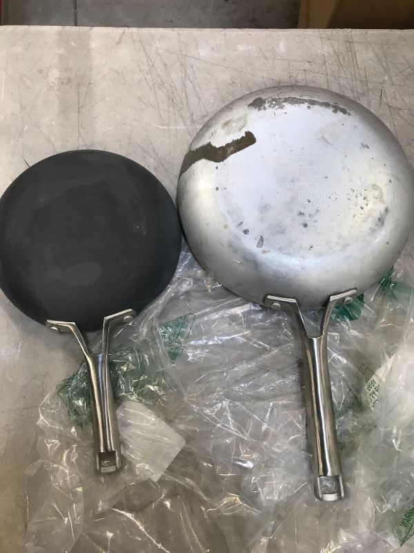Photo 1 of Calphalon 2 Piece Classic Nonstick Frying Pan Set, Grey