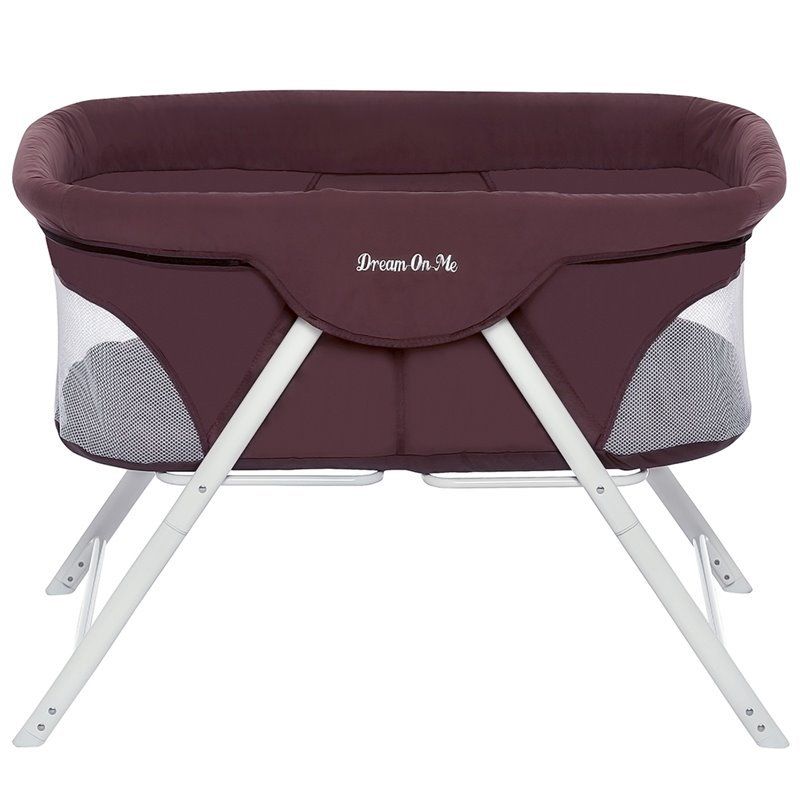 Photo 1 of Dream On Me Traveler Portable Baby Bassinet in Berry