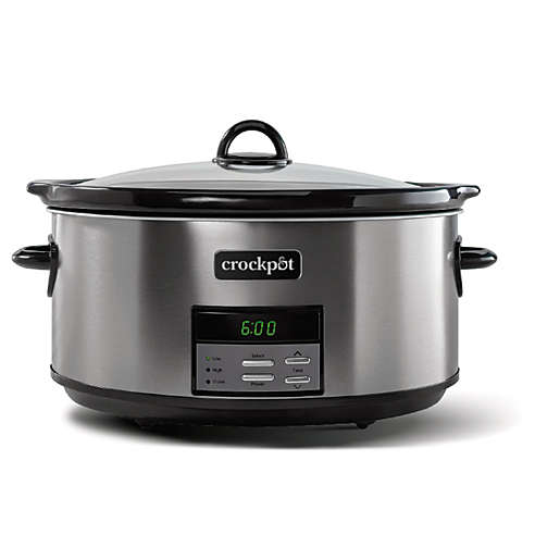 Photo 1 of Crockpot™ 8 qt. Programmable Slow Cooker in Black Stainless