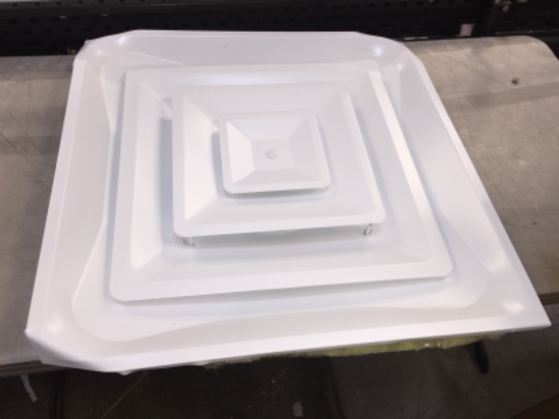 Photo 2 of Accord Ventilation ABCD2X2 Ceiling Diffuser 24" x 24" White