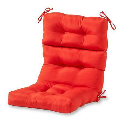 Photo 1 of Greendale Home Fashion Solid Outdoor Three Section High Back Chair Cushion Salsa 