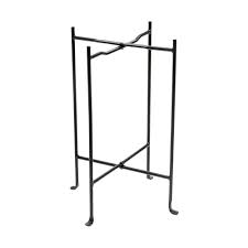 Photo 1 of 23-in H x 18-in W Black Powder Coat Indoor or Outdoor Novelty Wrought Iron Plant Stand

