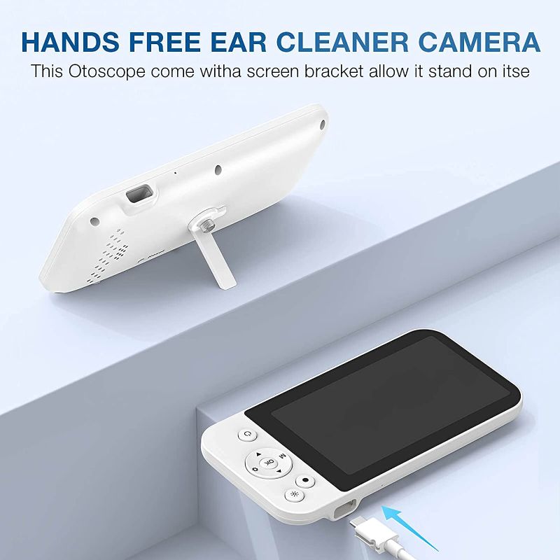 Photo 1 of Digital Otoscope Ear Camera with 5" IPS Screen, ScopeAround MS500 Visual Ear Cleaning Camera and Soft Silicone Earwax Remover Tool
