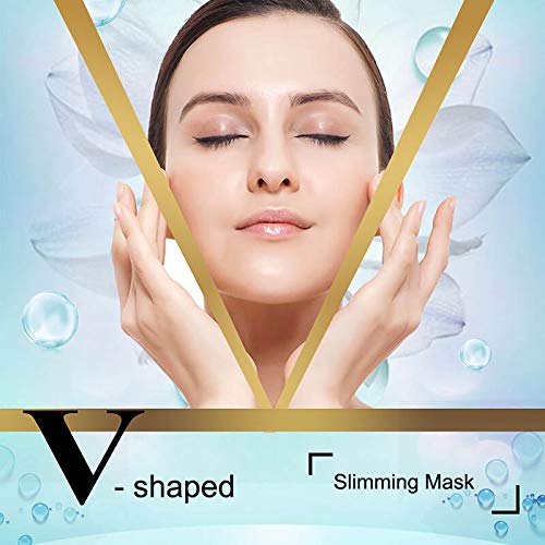 Photo 1 of  Double Chin Reducer Face Slimming Strap V Shape Slimming Mask Face Slimmer Lift Tape V Line Lifting Mask Chin Up Patch Tightening Firming Neck - 18 Pieces 