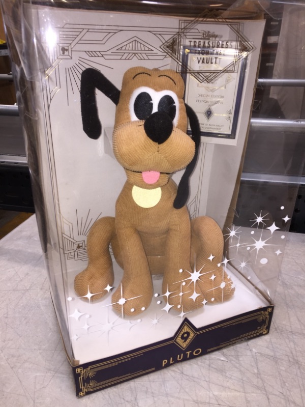 Photo 1 of Disney Treasures from the Vault Pluto Exclusive 13.75 Plush Just Play - ToyWiz
