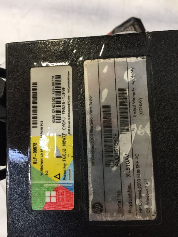 Photo 6 of HP Compaq 6000-SFF WA2-0272 Desktop PC with Intel Core 2 Duo Processor, 4GB Memory, 160GB Hard Drive and Windows 10 Home