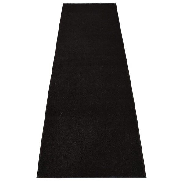 Photo 1 of Tufted Black Area Rug Runner 2'x6' 