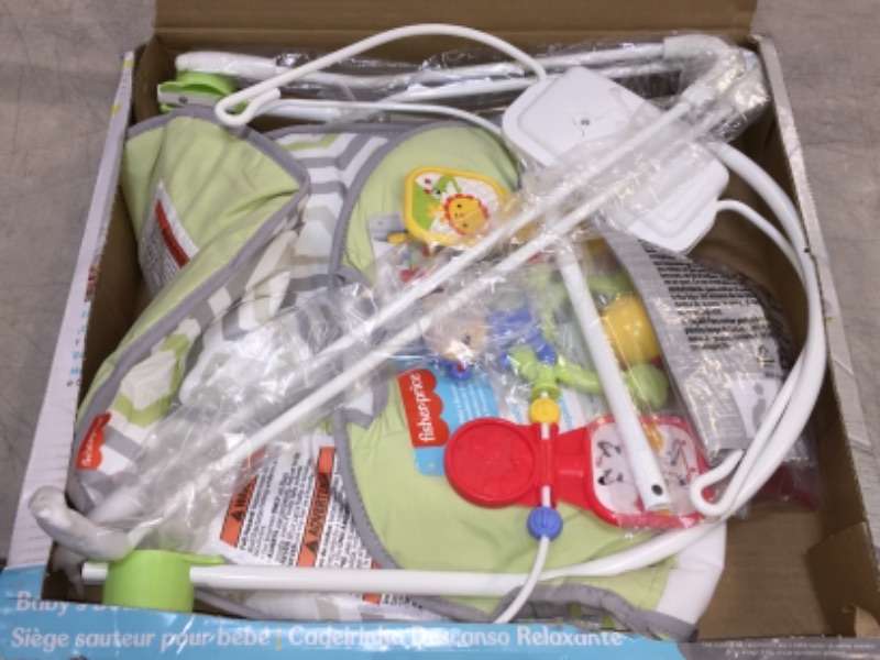 Photo 1 of Fisher-Price Baby Bouncer - Geo Meadow, Infant Soothing and Play Seat