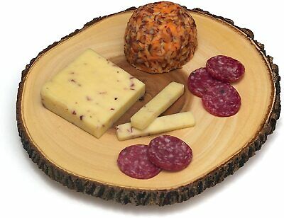 Photo 1 of Acacia Wood Bark Server for Cheese, Crackers, and Hors D'oeuvres 12" x 15"