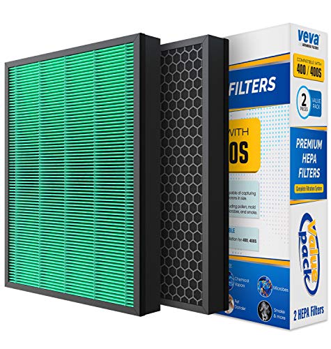 Photo 1 of VEVA Complete 2 Premium HEPA Replacement Filter Pack AIRMEGA 400/400S Compatible with CW AirMega Air Purifier