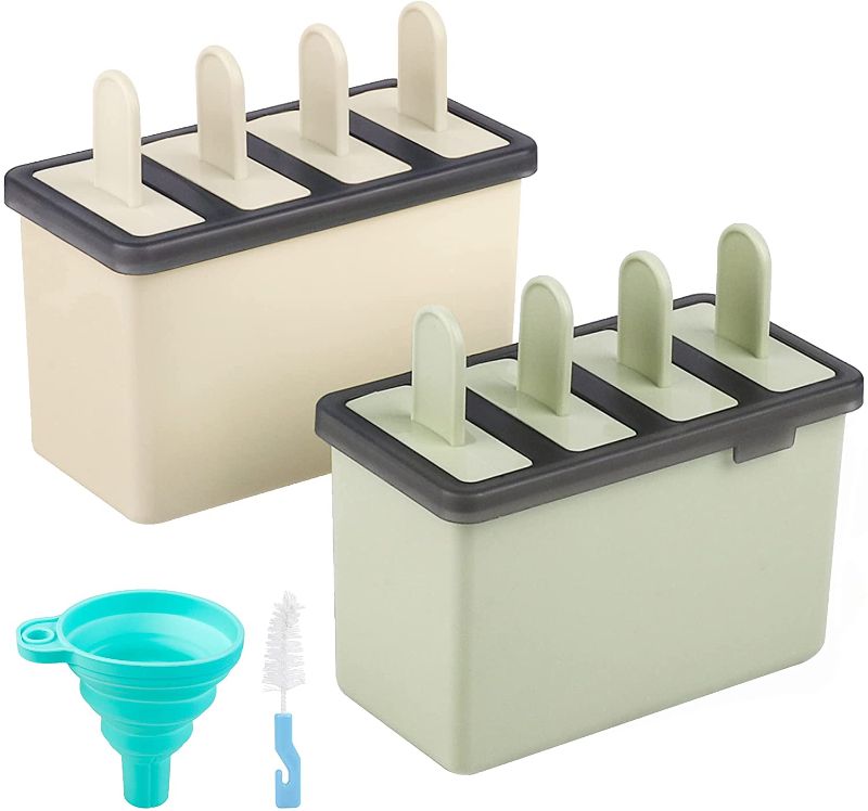Photo 1 of 
Kootek Popsicle Molds Sets 8 Ice Pop Makers Reusable Ice Cream Mold - Dishwasher Safe