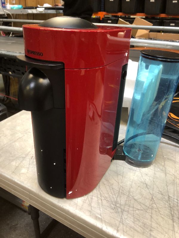 Photo 4 of De'Longhi Nespresso VertuoPlus ENV150R Coffee Maker - Red