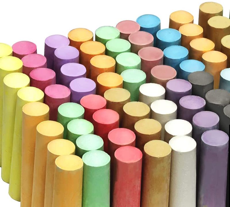 Photo 1 of 160 PCS Sidewalk Chalk for Kids - 20 Colors Sidewalk Chalk Bulk, Non-toxic Washable Jumbo Chalk, Outdoor Chalk Sidewalk
