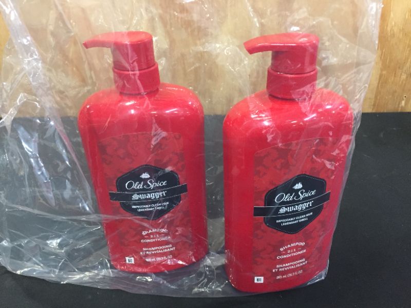 Photo 1 of 2 pieces--Old Spice Swagger 2 in 1 Mens Shampoo and Conditioner 