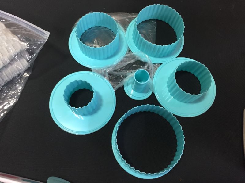 Photo 1 of Amazon.com: Crymeilk Donut Cutter Set, 6 Piece Fluted Biscuit Cutte