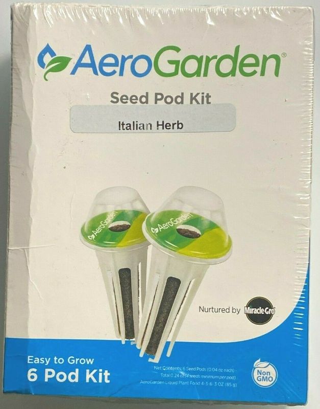 Photo 1 of AeroGarden Seed Pod Kit Italian Herb 6 Pod Kit