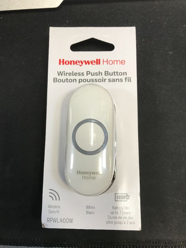 Photo 1 of Wireless Doorbell Push Button in White