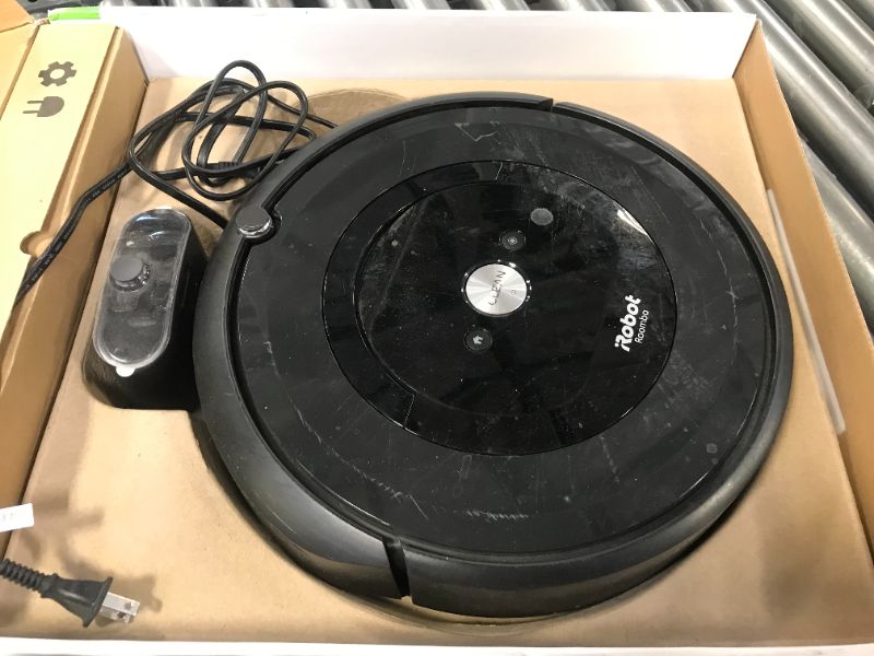 Photo 2 of iRobot Roomba e6 (6134) Wi-Fi Connected Robot Vacuum - Wi-Fi Connected, Works with Alexa, Ideal for Pet Hair, Carpets, Hard, Self-Charging Robotic Vacuum
