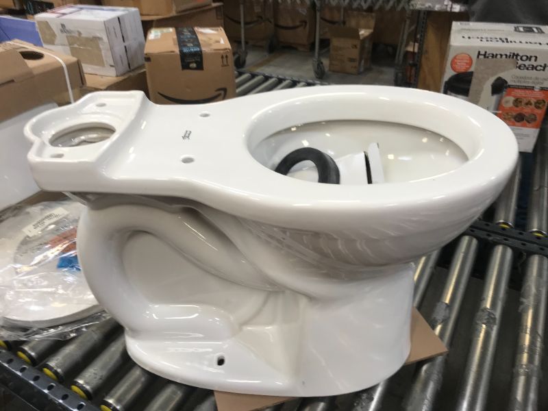 Photo 3 of American Standard Mainstream White Round Chair Height 2-Piece WaterSense Toilet 12-in Rough-In Size (ADA Compliant)