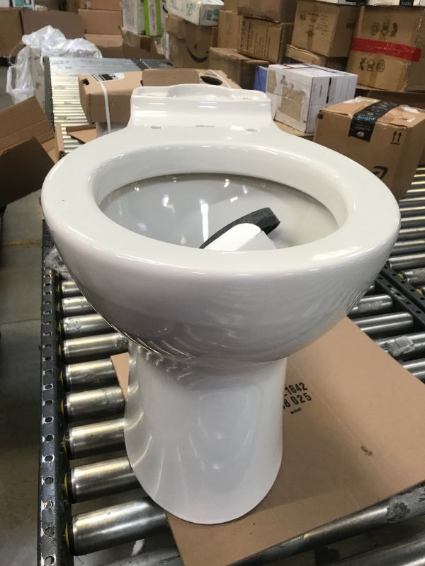 Photo 5 of American Standard Mainstream White Round Chair Height 2-Piece WaterSense Toilet 12-in Rough-In Size (ADA Compliant)