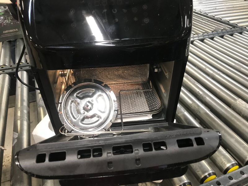 Photo 1 of whall Air Fryer, 13QT Air Fryer Oven, Family Rotisserie Oven, 1700W Oven Electric Air Fryer Toaster, Tilt LED Digital Touch Screen, 12-in-1 presets for Baking, Broiling, Dehydrating, with accessories