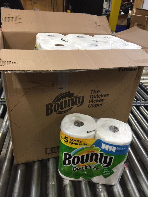 Photo 2 of Bounty Quick-Size Paper Towels, 16 Family Rolls
