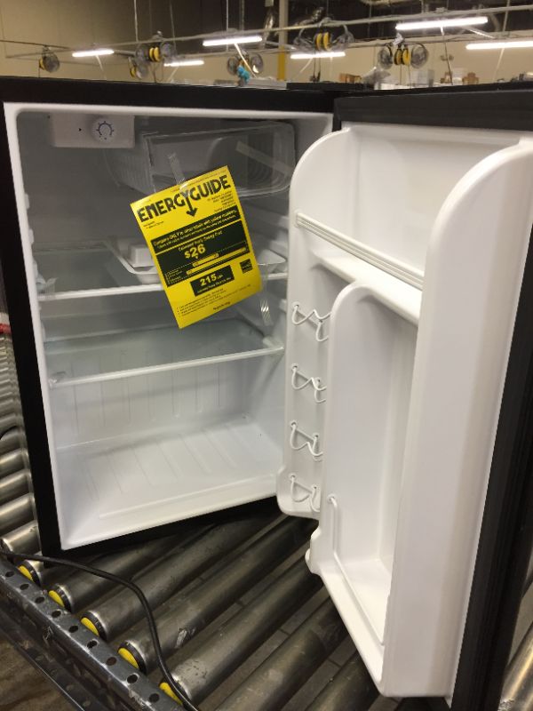 Photo 5 of 2.6 cu. ft. Mini Fridge in Black, ENERGY STAR
