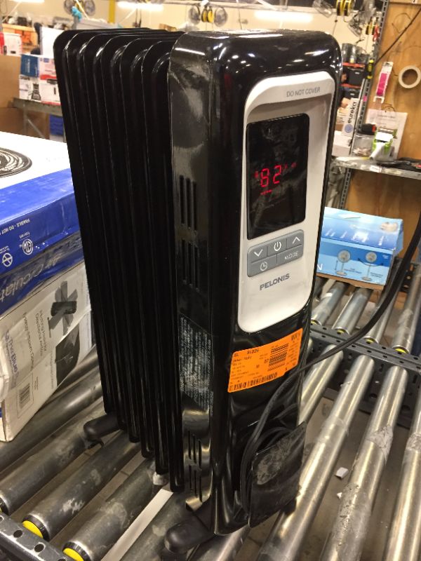 Photo 3 of 1,500-Watt Digital Electric Oil-Filled Radiant Portable Space Heater
