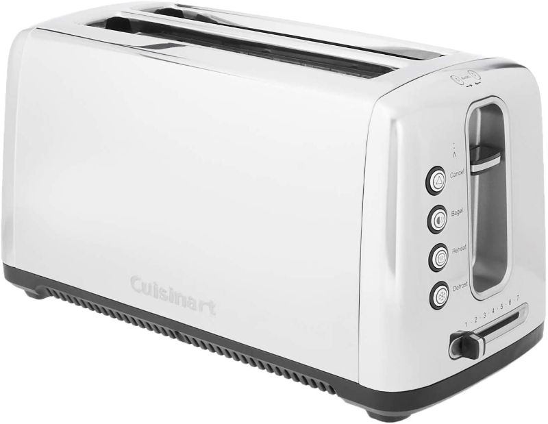 Photo 1 of CPT-2400P1 The Bakery Dual Long Slot Artisan Bread Toaster, Stainless Steel
