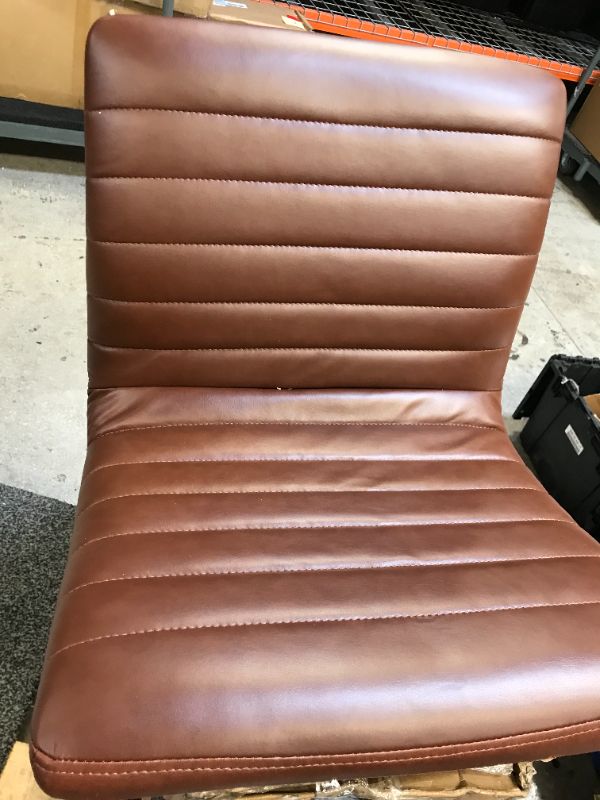 Photo 9 of armless office chair model h-1391l-1-5 Brown