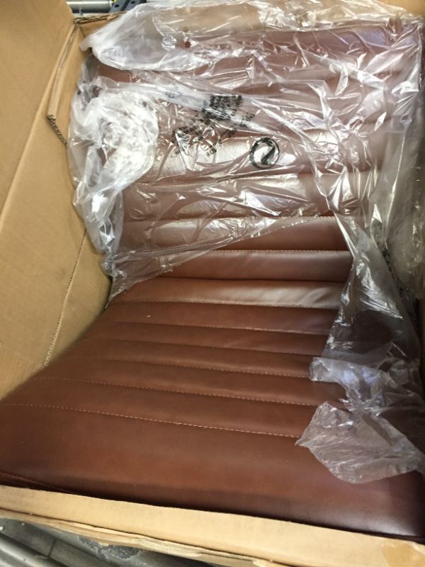 Photo 3 of armless office chair model h-1391l-1-5 Brown