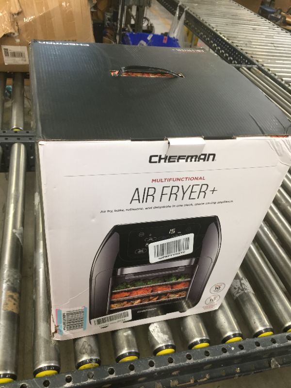 Photo 2 of Chefman 10qt Multi-function Air Fryer - RJ38-10-RDO-V2