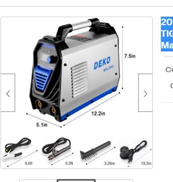 Photo 1 of 200 Amp Inverter Stick Welder-110/220V TIG IGBT MMA ARC Portable Welding Machine
